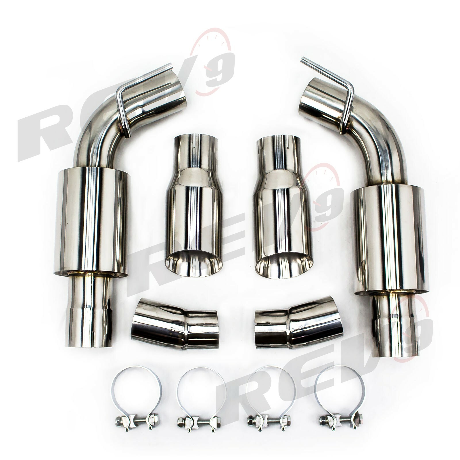 Rev9 Chevrolet Camaro 10-15 V6, Axle Back FlowMaxx Exhaust Kit, Sport Muffler
