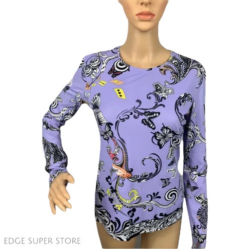 RARE Gianni Versace Purple Baroque Alice In Wonderland RARE Gianni Versace Purple Baroque Alice In Wonderland