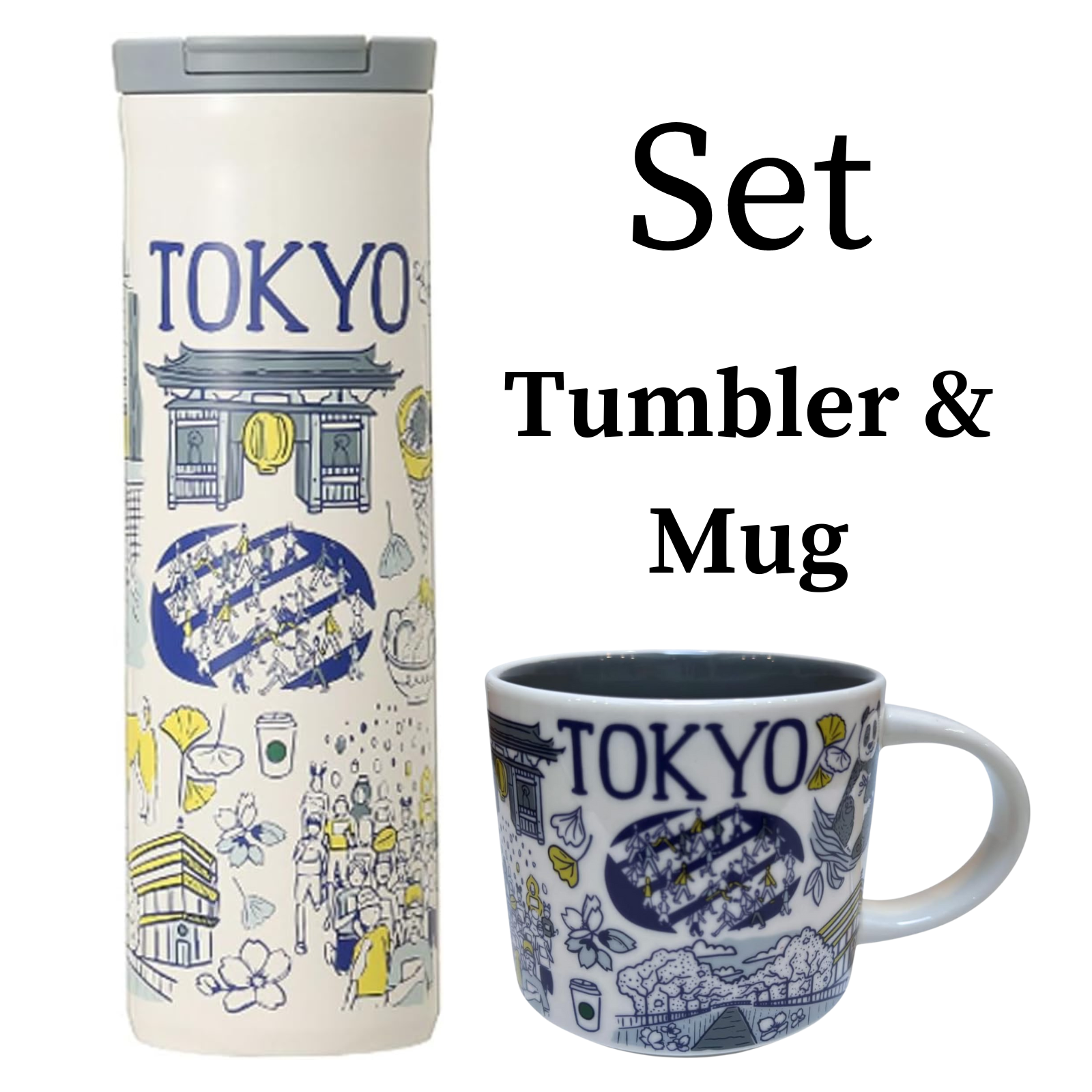 Starbucks Been There Series 日本セット Starbucks Tokyo Been There Series Mug 14oz and Tumbler 16oz