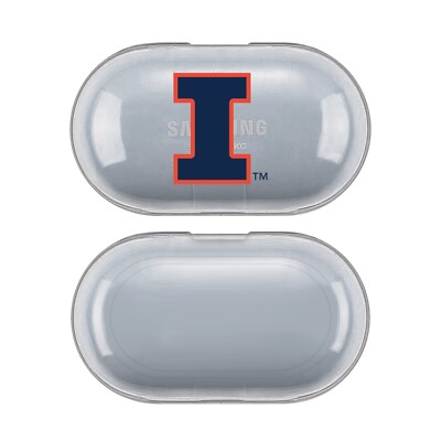 UNIVERSITY OF ILLINOIS U OF I CLEAR HARD CRYSTAL CASE FOR SAMSUNG GALAXY BUDS