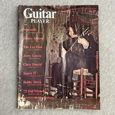 Guitar Player Magazine May/June 1973 Vol 7 #4 Serranito Flamenco Master Cover