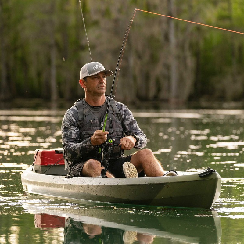 Tamarack Angler 10 Ft. Sit-On-Top Kayak, Moss Fusion