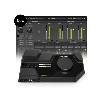 Lewitt Connect 6 Dual USB-C Audio Interface for Streaming, Podcasting, Recording