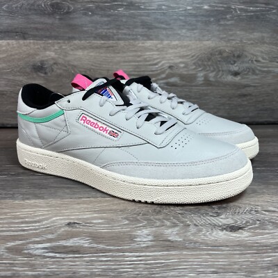 Reebok Classic Club C 85 GREY BLUE PINK BS5151 Casual Shoes Trainers size 11.5