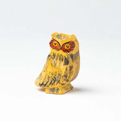 Hand Carved Wooden Forest Animals - Set of 17