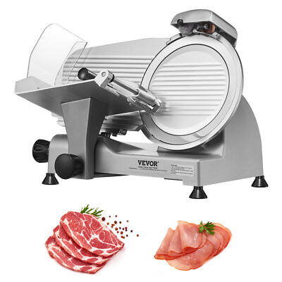 VEVOR 340W Electric Meat Slicer 10'' Blade Commercial Frozen Deli slicer Cutter