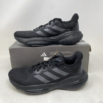 Women's Adidas Solar Glide 6 Running Shoes Gym Shoes Black / HP7653 / Size 7
