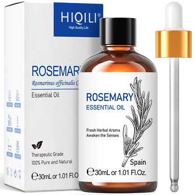HIQILI 30ml Rosemary Essential Oil 100% Pure Natural Aromatherapy Hair Growth