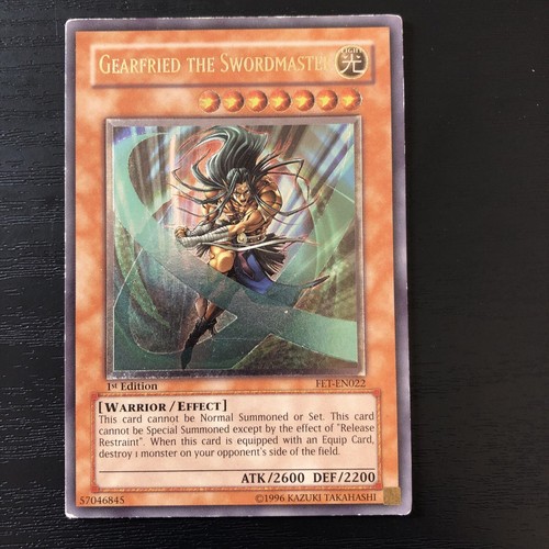 遊戯王OCG デュエルモンスターズ Gearfried the Swordmaster 1st Edition Gearfried the Swordmaster | eBay
