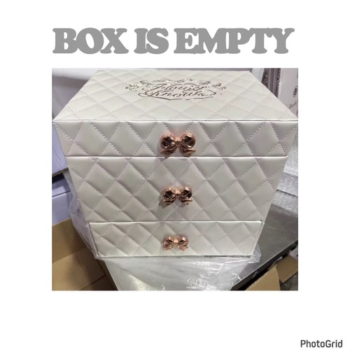 Flower Knows Christmas Limited EMPTY Gift Box Makeup Storage