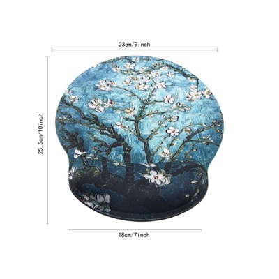 Mouse Pads For Computers Van Gogh Ergonomic Memory Foam Nonslip Wrist Rest & Or