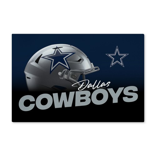 Моющийся коврик для пола Northwest NFL Dallas Cowboys Headspace, 20 x 32