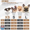 Mihachi Dog Fleece Vest Sweater Zip Up Warm Pullover Step-in Dog Jacket with Dual D-Ring Leash, Winter Cold Weather Reflective Coat Clothes Hoodie for Small Medium Dogs Puppy Cat Boy Girl, Red S