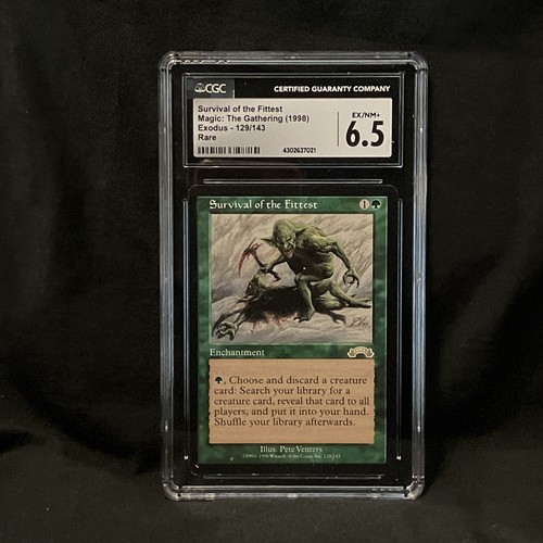 Survival Of The Fittest Exodus LP Ex/NM+ CGC (7021) Gr 6.5