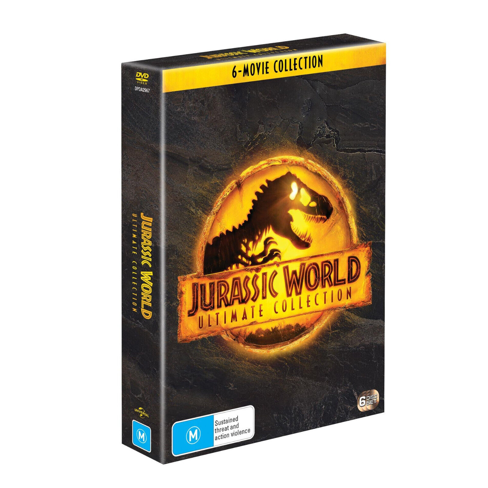 JURASSIC PARK/WORLD COLLECTION (1993-2022): 6 MOVIE COMPLETE NEW Au Rg4 DVD Set JURASSIC PARK/WORLD COLLECTION (1993-2022): 6 MOVIE COMPLETE NEW Au Rg4 DVD Set