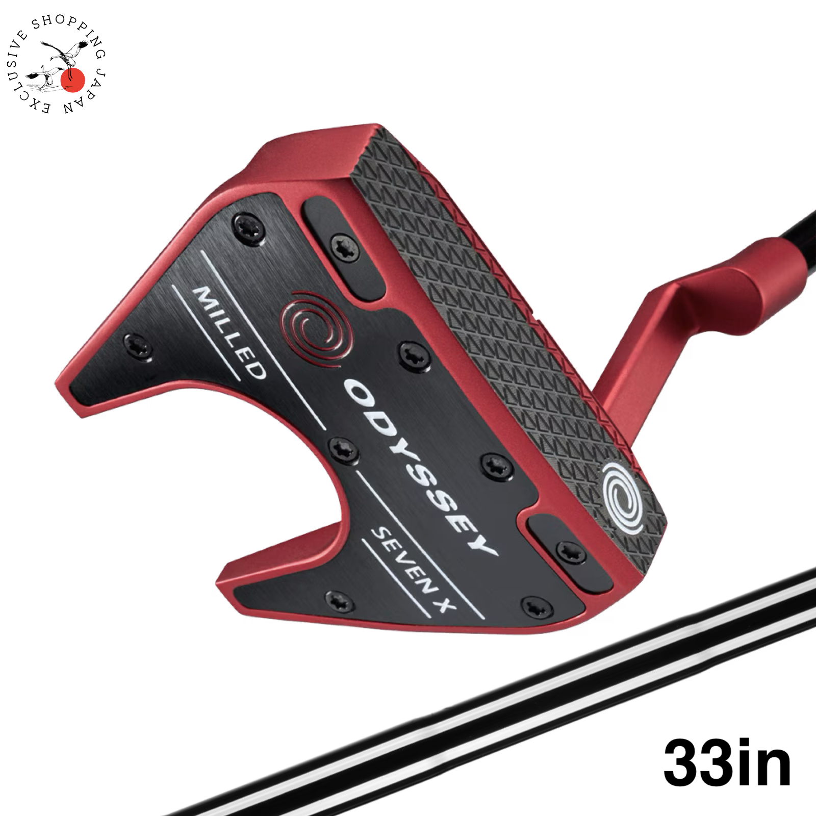 オデッセイ　RED SEVEN X 33インチ Odyssey RED SEVEN X Putter 33in PT Formosa Stepped BLK PVD