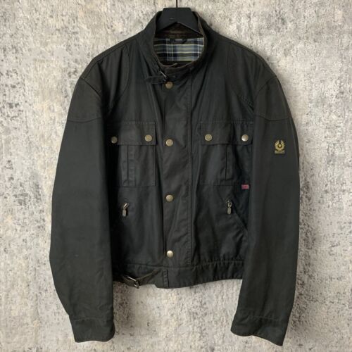 Vintage Belstaff Motorcycle Jacket XL Brown Gold Label Waxed Vintage Belstaff Motorcycle Jacket XL Brown Gold Label Waxed