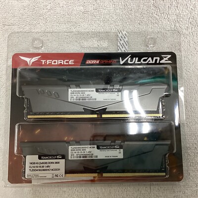 Team T-FORCE VULCAN Z 16GB (2 x 8GB) DDR4 3600 (PC4 28800) Desktop Memory Mode