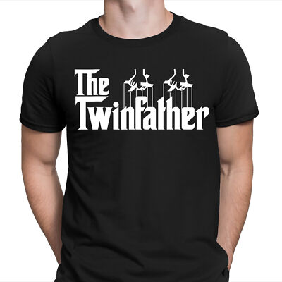 Dad Of Twins Fathers Day Gift For Daddy Mens Present Birthday Tee T-Shirts