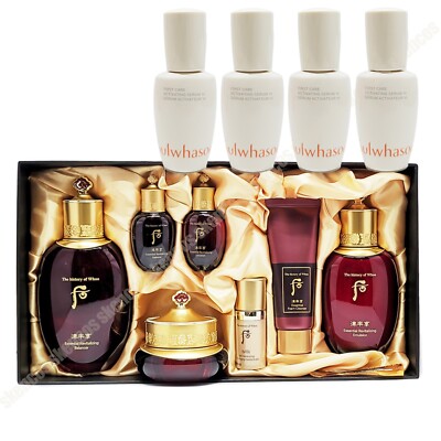 The History of Whoo Jinyulhyang Special Set/3 items+Kits+Sulwhasoo Serum 2 oz.