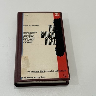 1964 The Radical Right by Daniel Bell Hardcover Library Bind Sociology