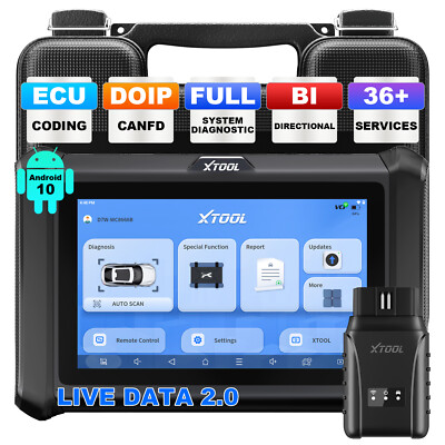  $339  XTOOL D7W Full Diagnostic Scanner E.CU Coding Bidirectional DOIP/CANFD