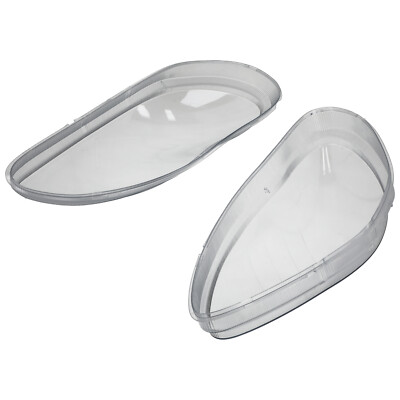 Pair Headlight Lens Cover for Mercedes Benz W220 S280 S600 1998-2006 62208204461