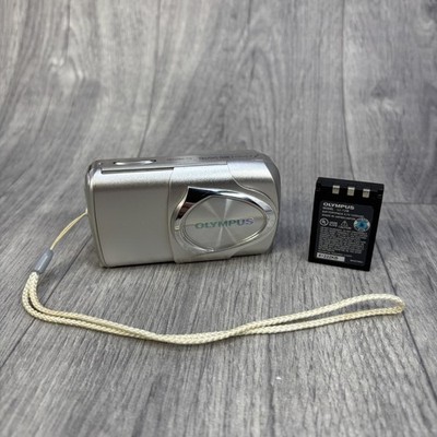Olympus Digital Camera Mju 300 3.2 MP Compact Silver w/ Battery