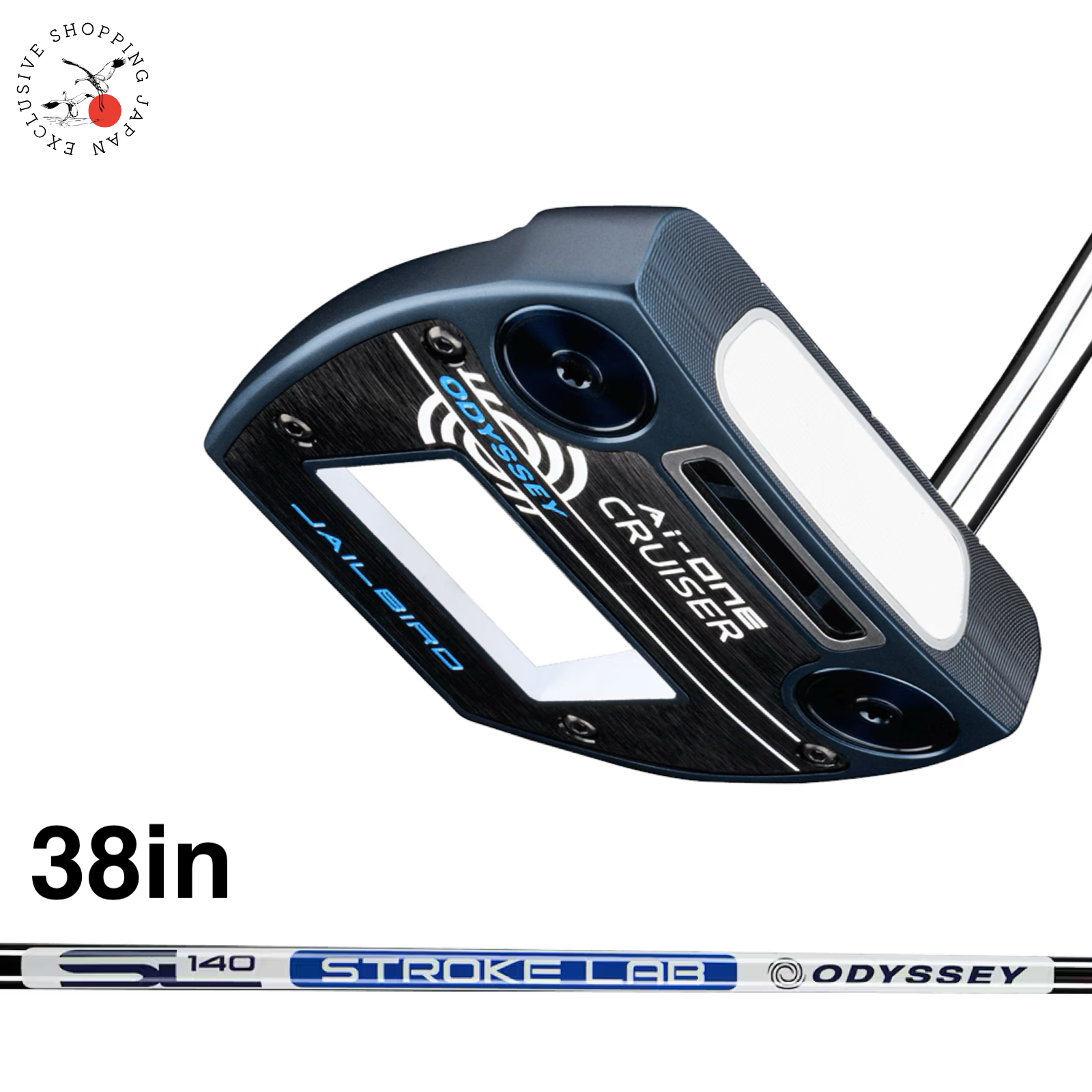 クラブ AI-ONE MILLED CRUISER JAILBIRD 38in Odyssey Ai-ONE Milled Cruiser Jailbird Putter - Worldwide