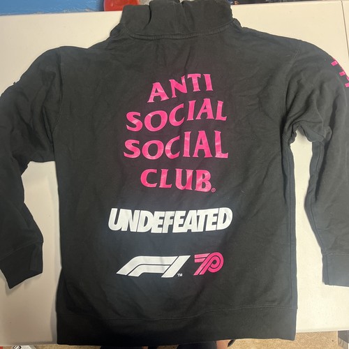 ASSC X UNDFTD X F1® - Black Hoodie Large Anti Social Social