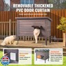VEVOR Outdoor Cat House Weatherproof, Feral Cat Shelter for Multiple Cats, Outdoor Wooden Cat Rabbit House with All-Round Foam Insulated, Open Roof, PVC Door Flaps, 34