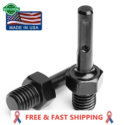 2 Pack Core Drill Bit Adapter 5/8 x11 Thread Male to SDS Plus Shank