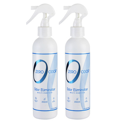 ZERO ODOR Multi-Purpose Odor Eliminator Spray 8 Oz. ( 2- PACK ) - FREE SHIPPING