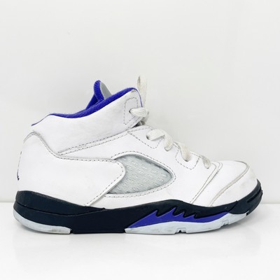 

Nike Boys Air Jordan 5 440890-141 Белые кроссовки для баскетбола Размер 10C, Белый, Air Jordan 5
