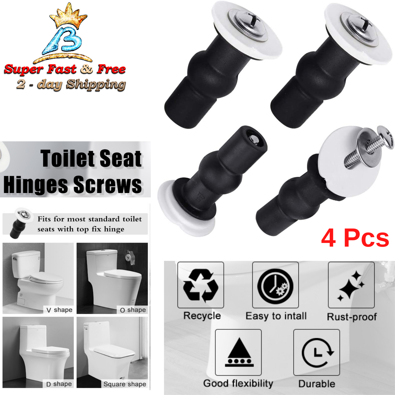 Tightening Kit Toilet Seat