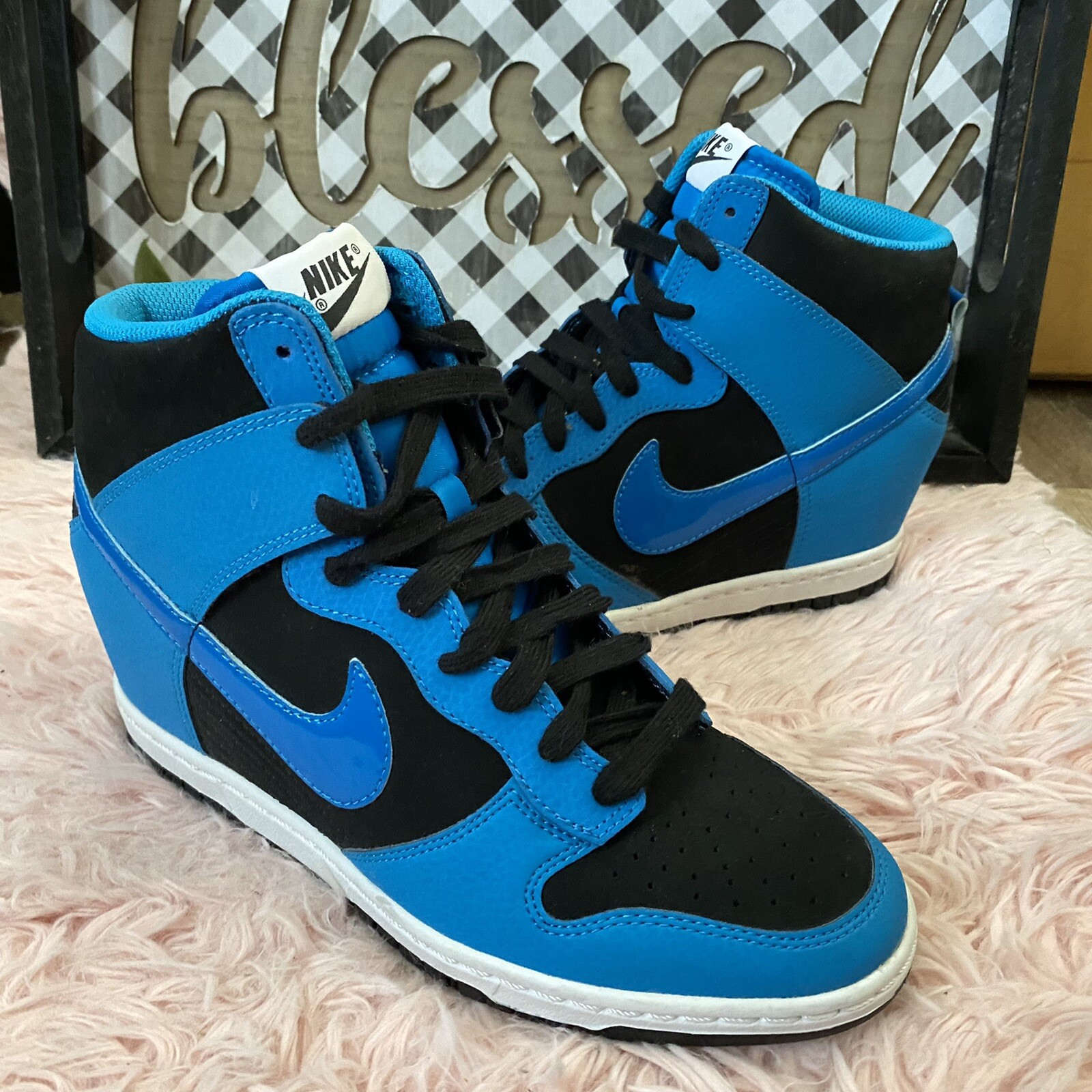 nike dunk sky hi black