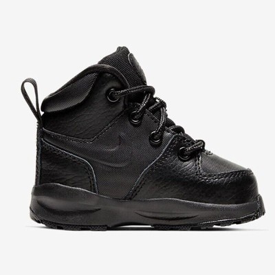New Nike Manoa LTR Toddler Triple Black Size 5 C Sneakers BQ5374-001