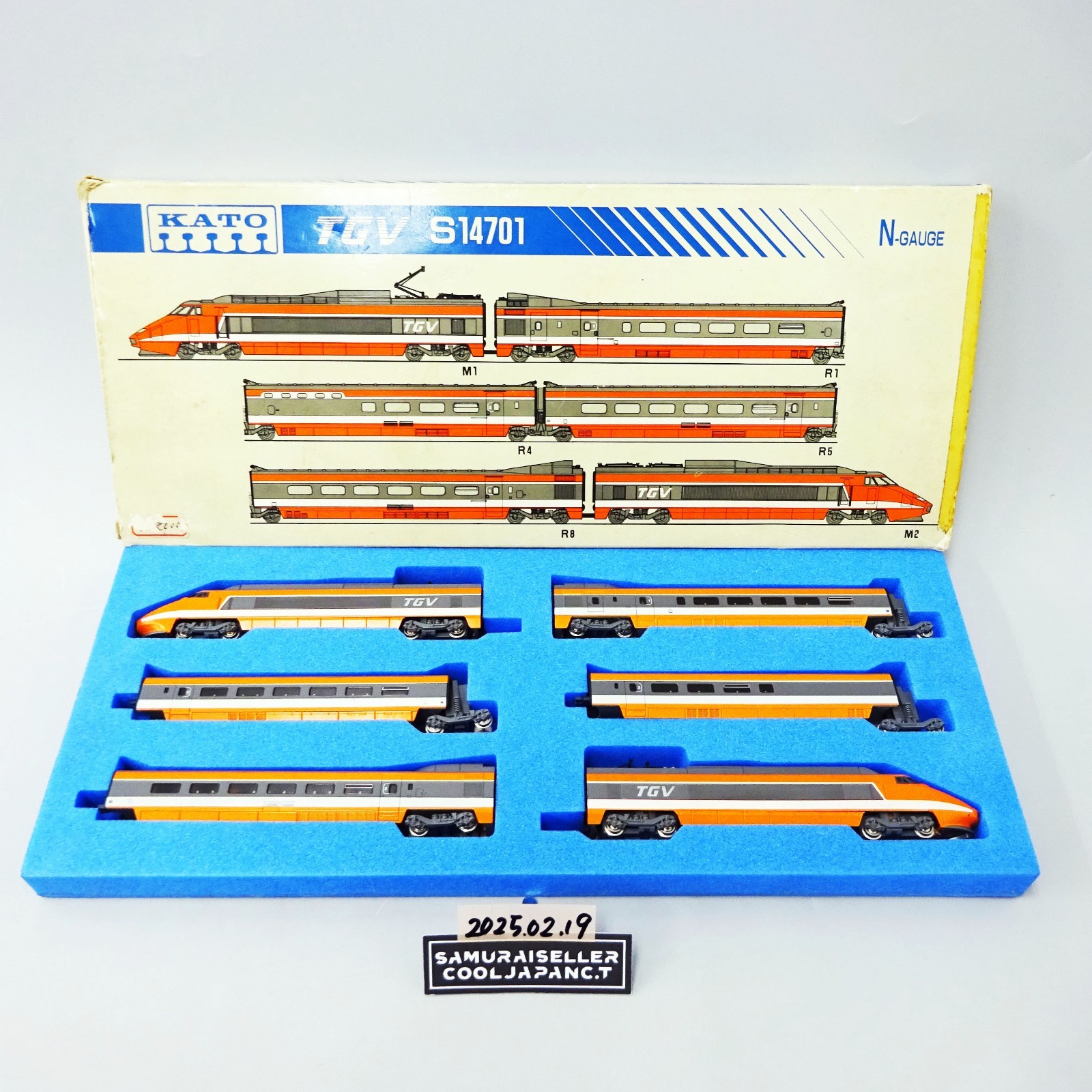Nus KATO　TGV S14701　Nゲージ　6両 Kato S14701 TGV N Scale Bullet Train | eBay