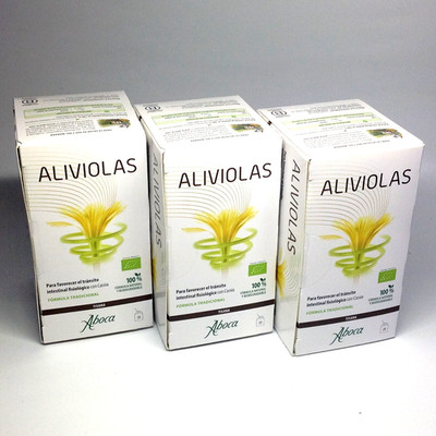 ABOCA Aliviolas 3 x 20 sachets - 12/2027 - Boisson tisane transit intestinal