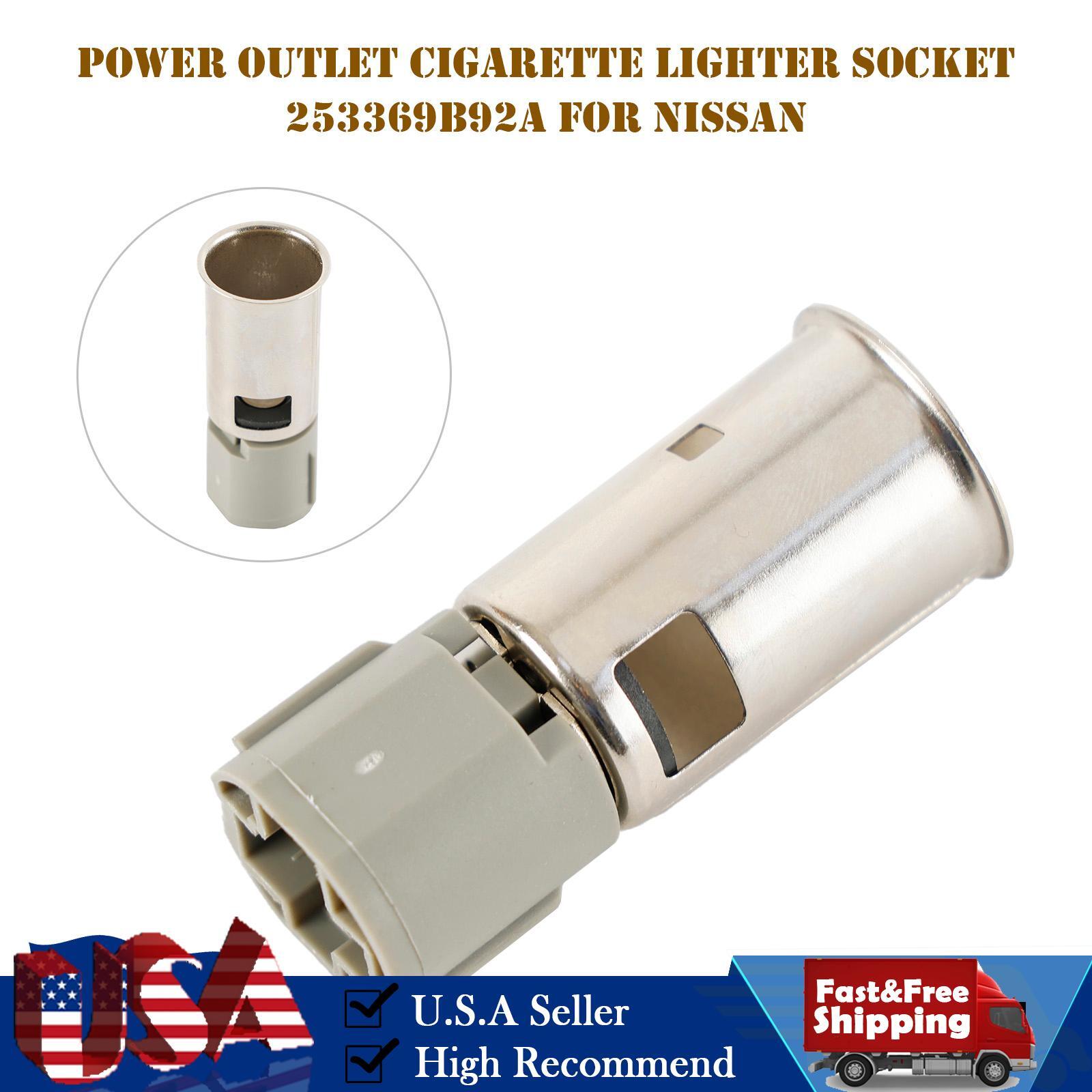 Power Outlet Cigarette Lighter Socket 253369B92A For Nissan