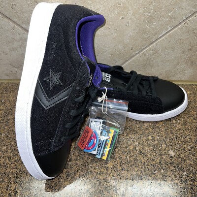 Converse Pro Leather Low It's Possible A01649C Black Sneakers Women's  7 New