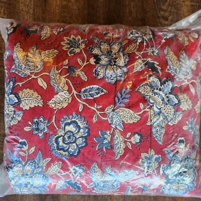 Pottery Barn Scarlett Reversible Handcrafted Full Queen Quilt