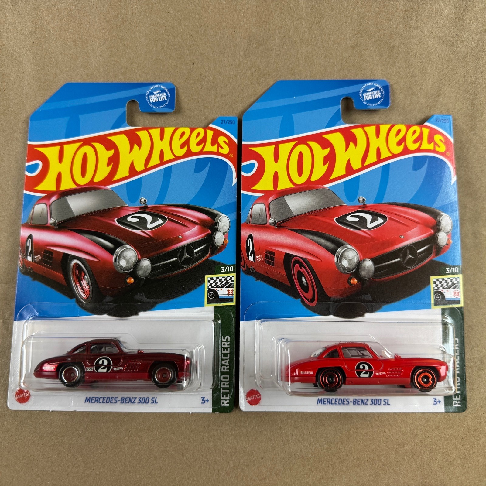 スーパートレジャーハント　メルセデスベンツ HOT WHEELS Super Treasure Hunt Mercedes Benz 300SL STH 2023