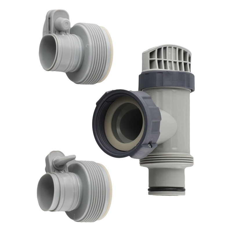 Kit Adaptateur Vanne ?? Piston De R??Servoir Pratique Et Tuyau Btype Pour Filtra