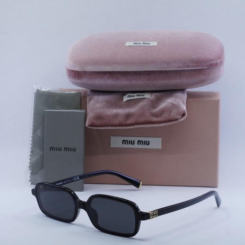 New MIU MIU MU11ZS 16K5S0 Black/Dark Grey 51-16-140 Sunglasses | eBay