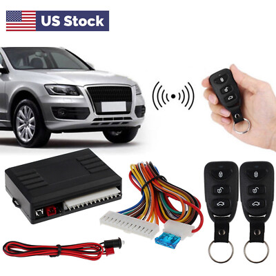 Universal Car Remote Central Kit Door Lock Keyless Entry System - DC 12V R1N2
