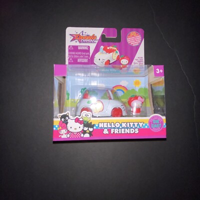 Dazzle Dash Hello Kitty #1 Hello Kitty Apple Coupe Die Cast - NEW