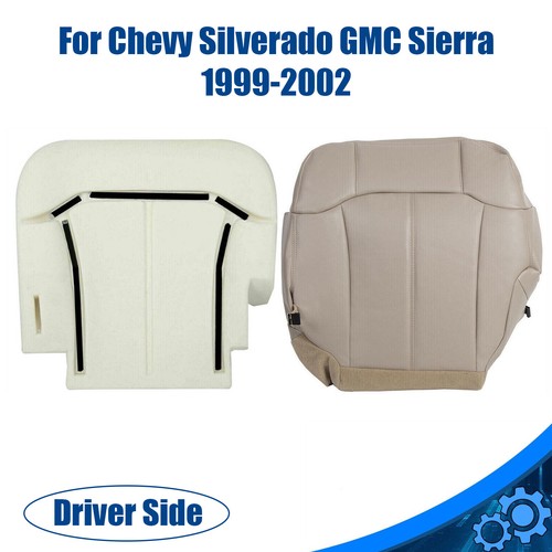 Нижняя крышка водительского сиденья и поролоновая подушка сиденья для 99-02 Chevy Silverado 1500 2500