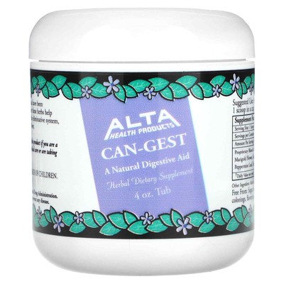 2 X Alta Health, Can-Gest, A Natural Digestive Aid, 4 oz