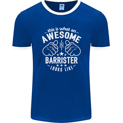 This Is What an Awesome Barrister Looks Like Mens Ringer T-Shirt FotL